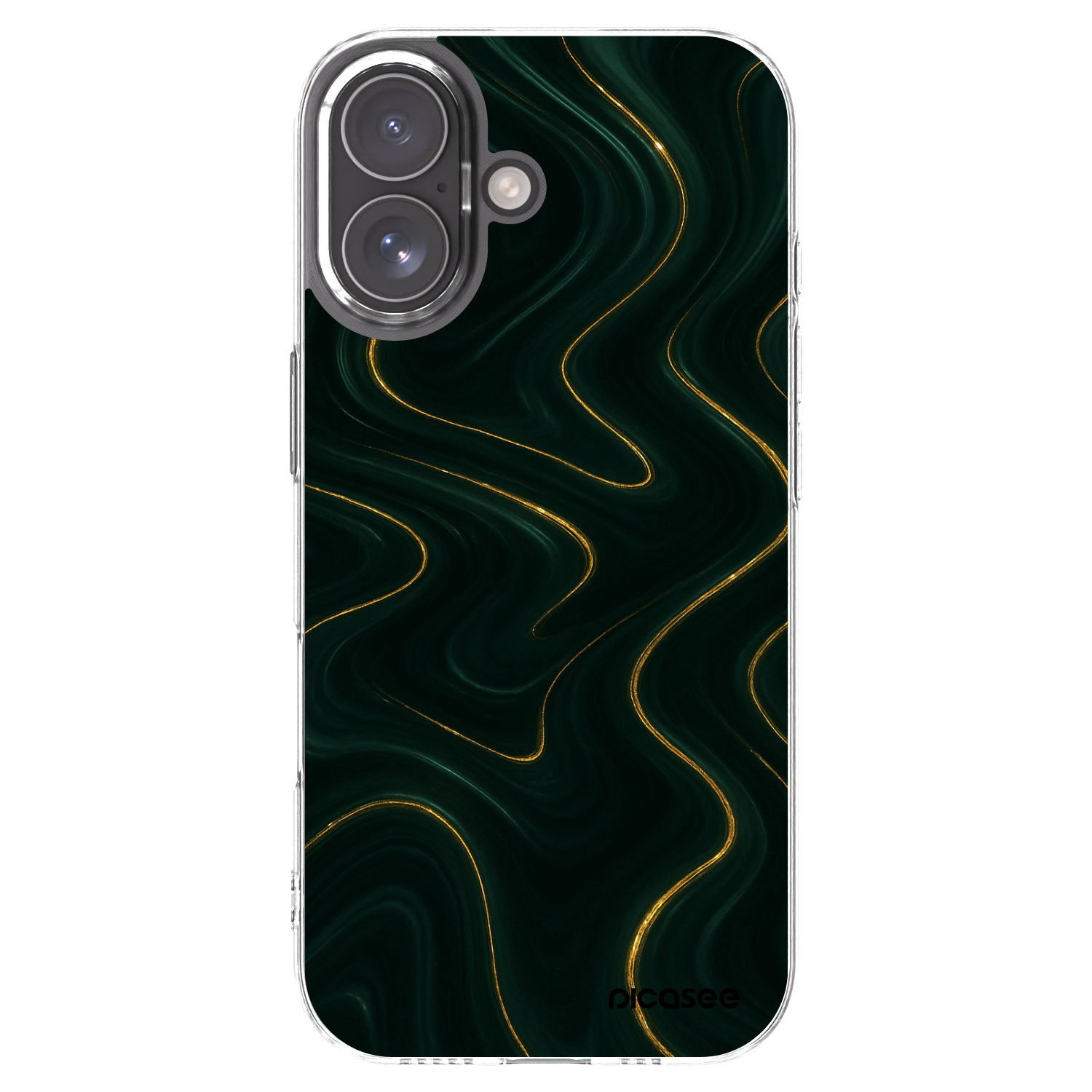 Picasee Apple iPhone 17 Hülle - Transparentes Silikon - Vawes