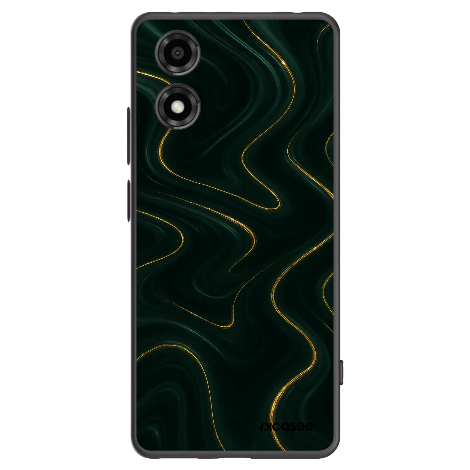 Picasee Motorola Moto E14 Hülle - Schwarzes Silikon - Vawes