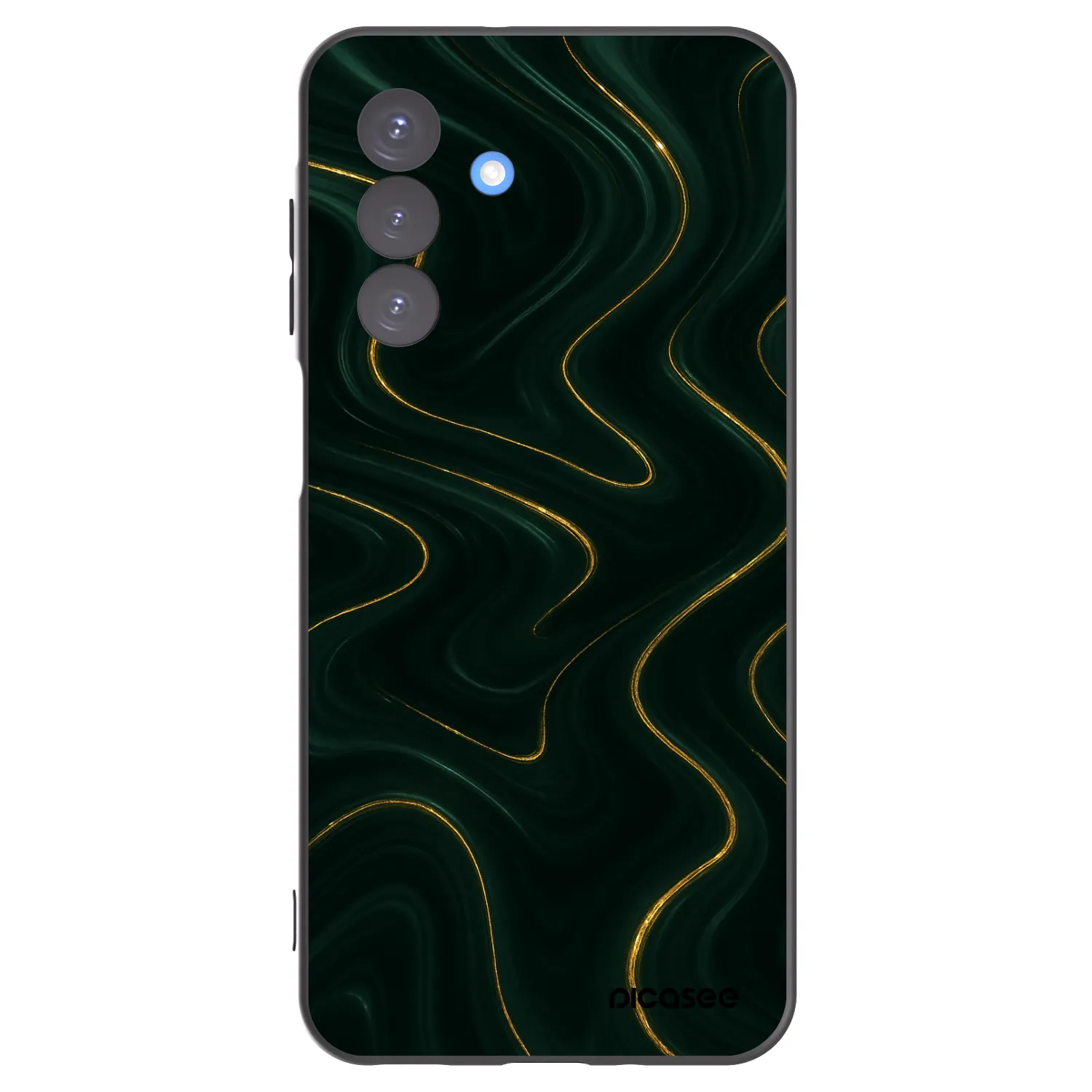 Picasee Samsung Galaxy A17 5G Hülle - Schwarzes Silikon - Vawes