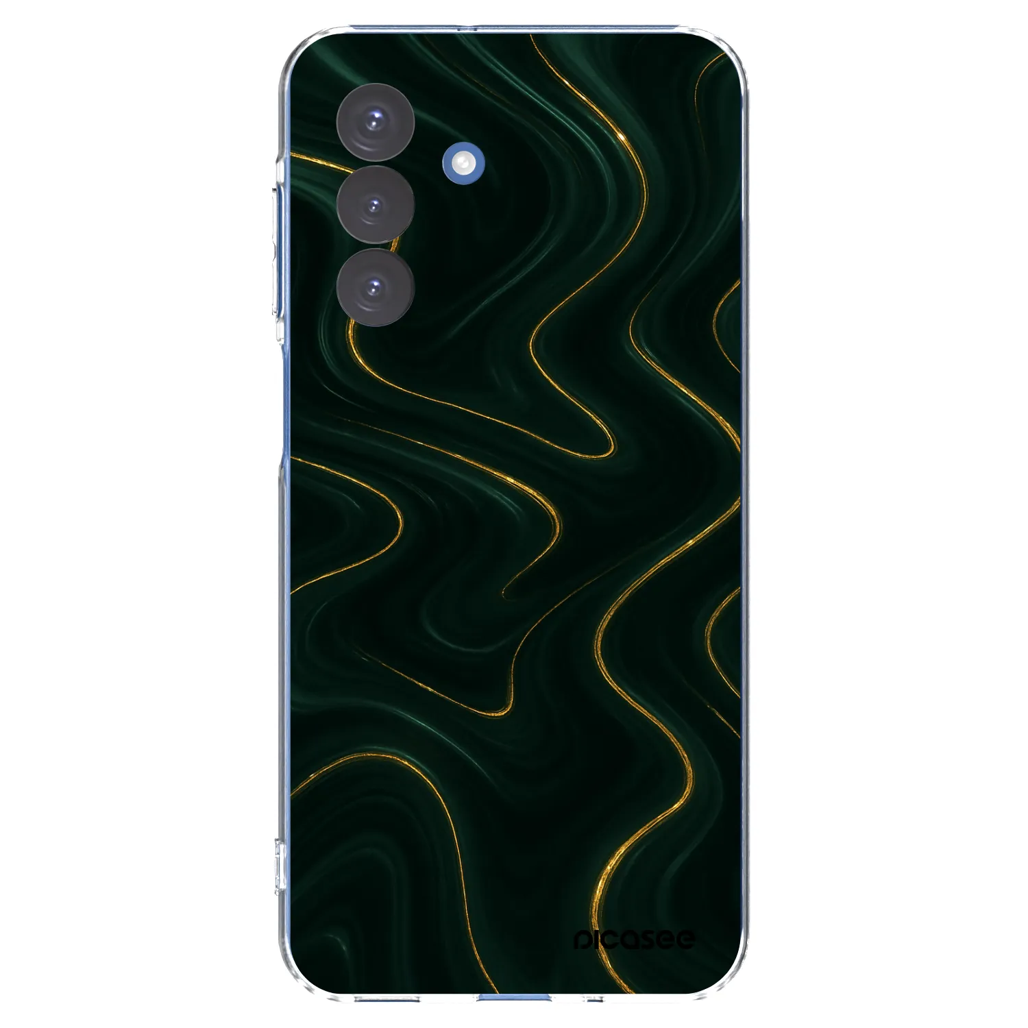 Picasee Samsung Galaxy A17 5G Hülle - Transparentes Silikon - Vawes