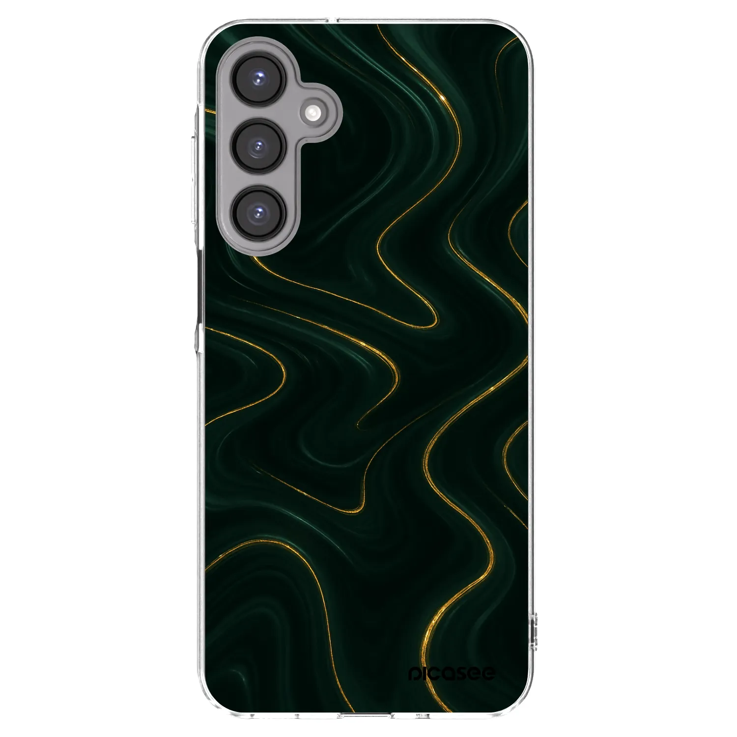 Picasee Samsung Galaxy A16 4G Hülle - Transparentes Silikon - Vawes