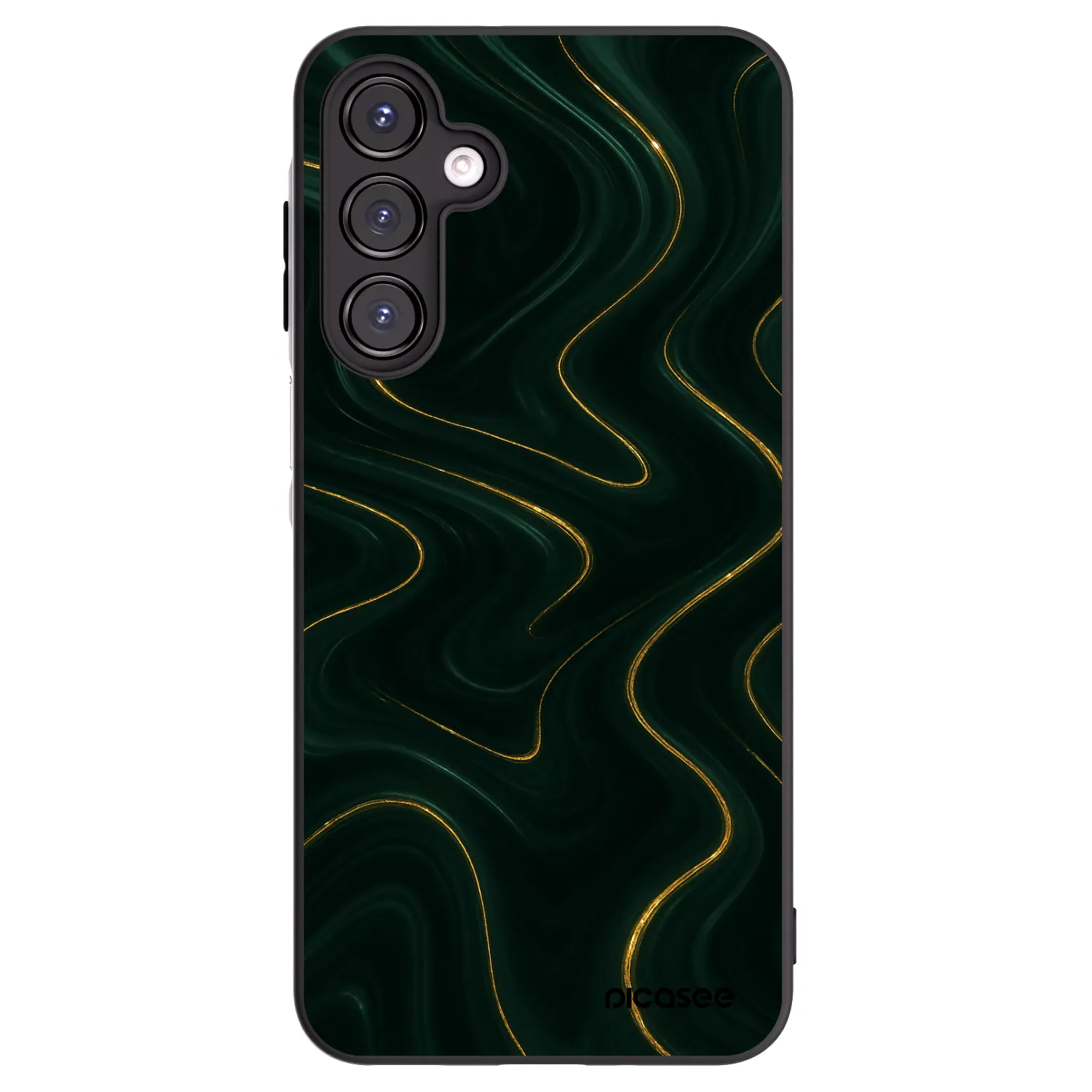 Picasee Samsung Galaxy A16 4G Hülle - Schwarzes Silikon - Vawes