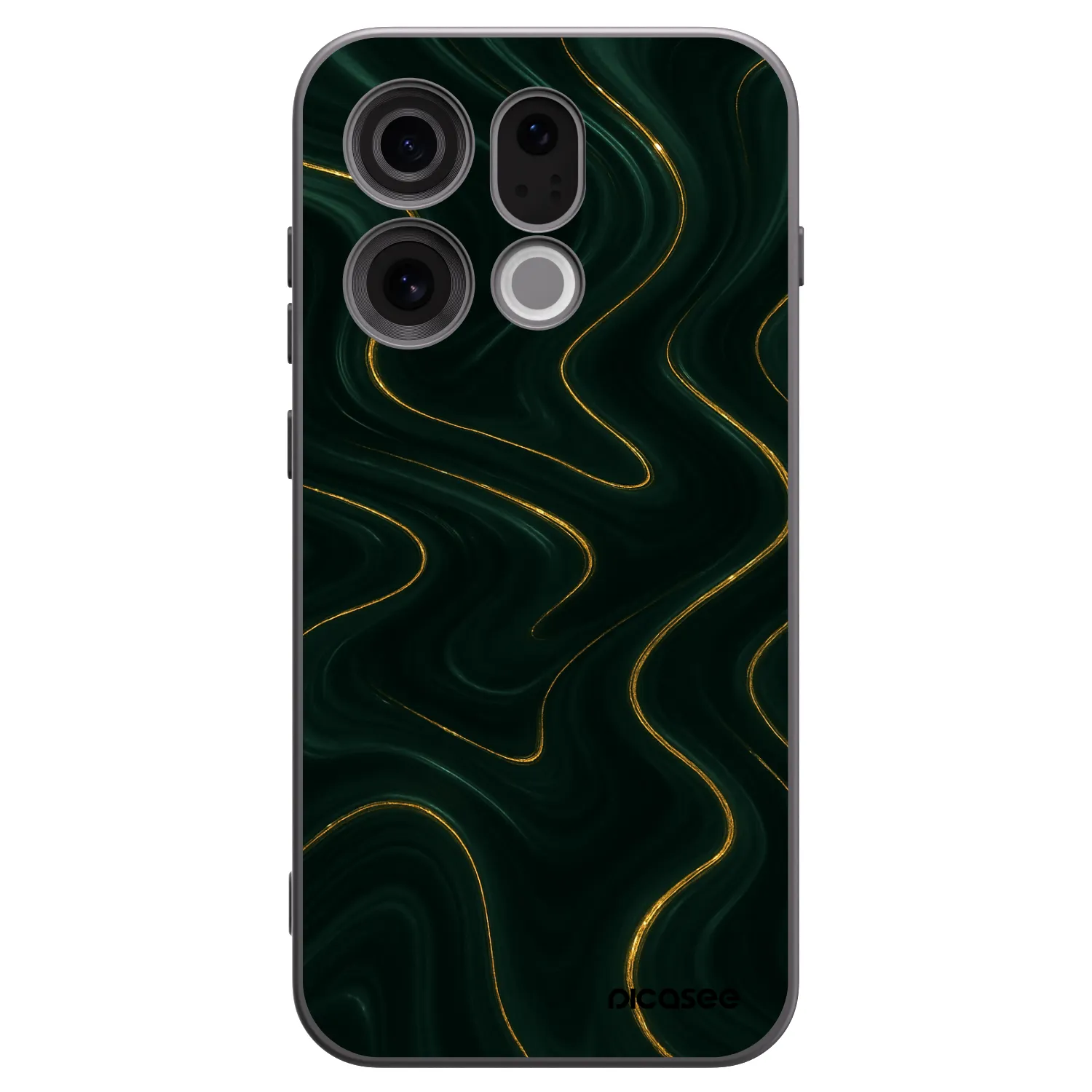 Picasee OPPO Find X9 Hülle - Schwarzes Silikon - Vawes