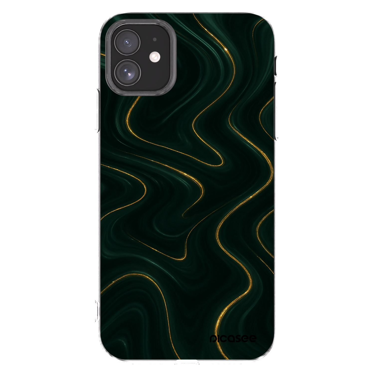 Picasee Apple iPhone 11 Hülle - Transparentes Silikon - Vawes
