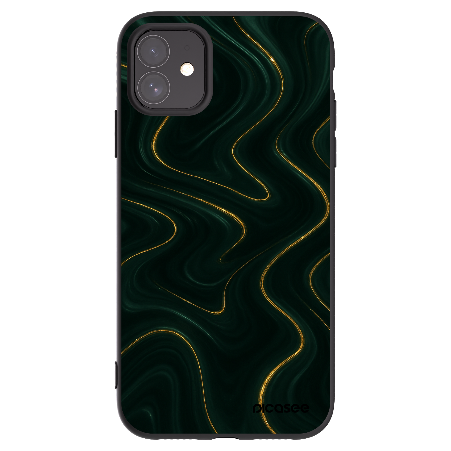 Picasee Apple iPhone 11 Hülle - Schwarzes Silikon - Vawes
