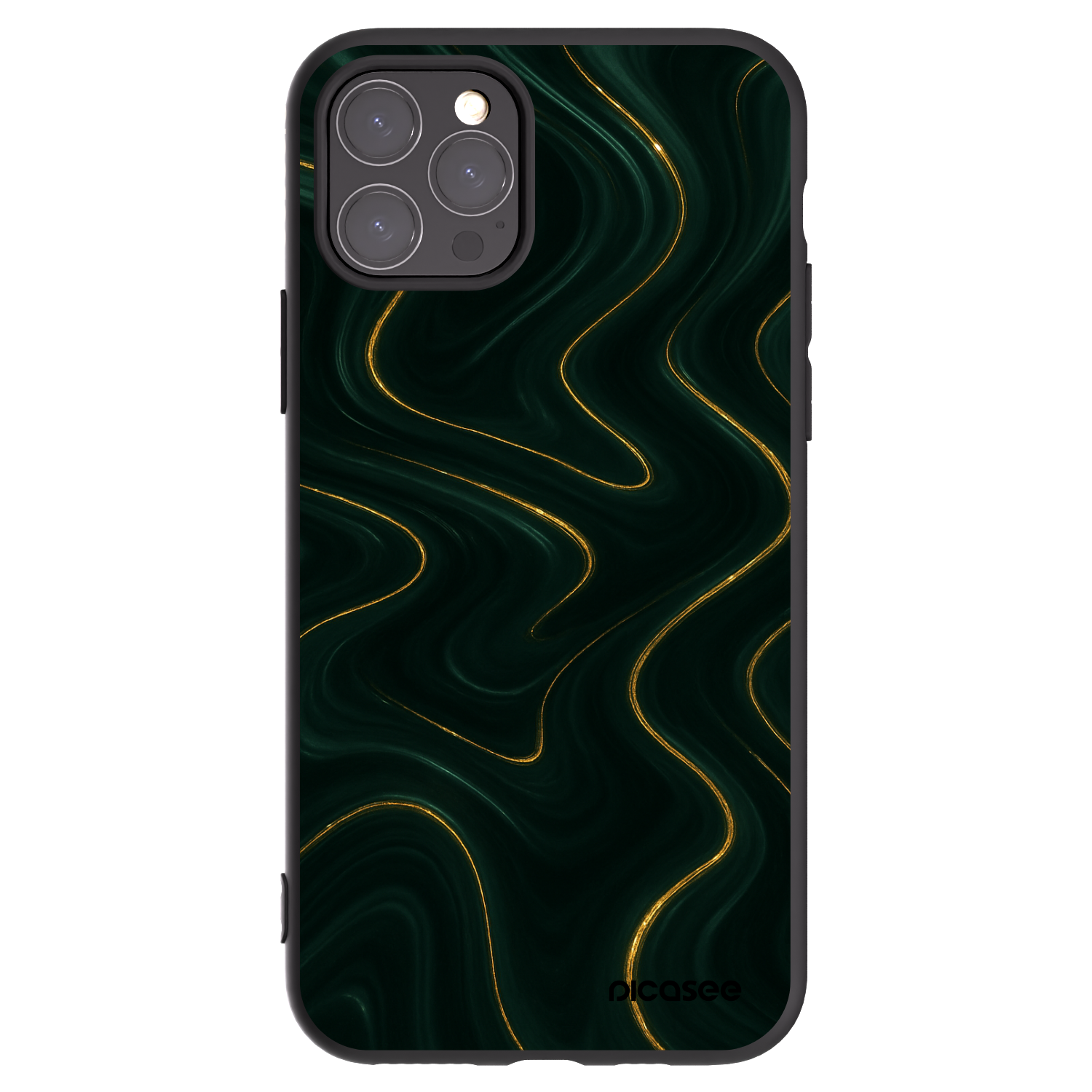 Picasee Apple iPhone 11 Pro Hülle - Schwarzes Silikon - Vawes