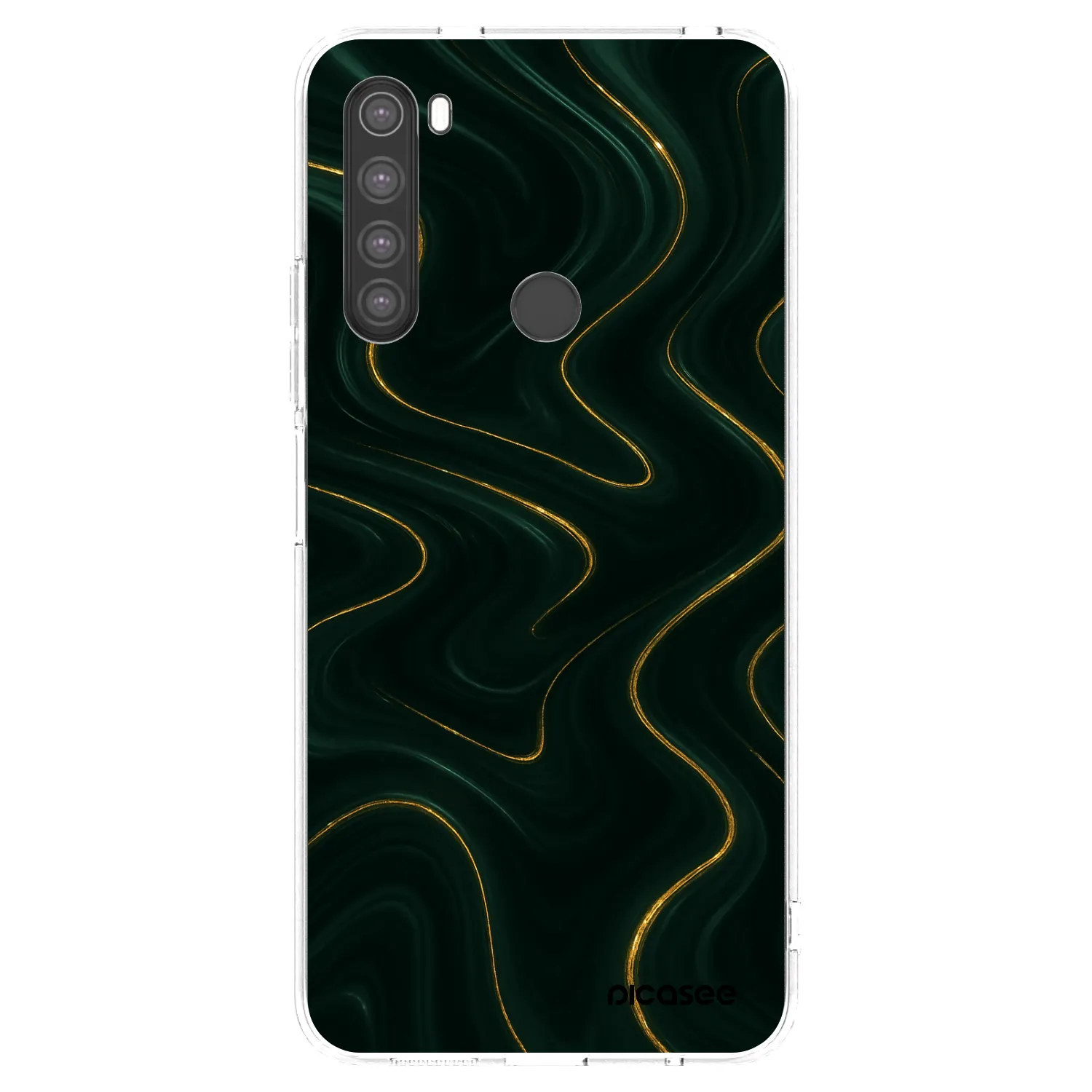 Picasee Xiaomi Redmi Note 8 Hülle - Transparentes Silikon - Vawes