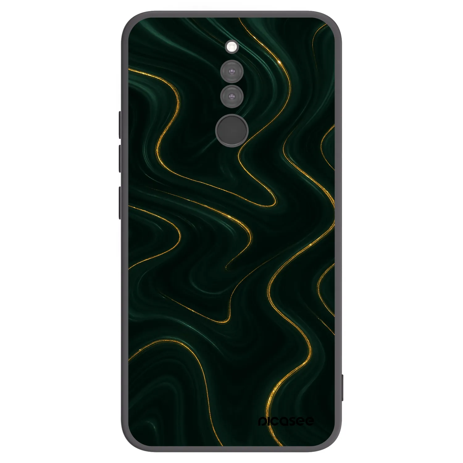 Picasee Xiaomi Redmi 8 Hülle - Schwarzes Silikon - Vawes