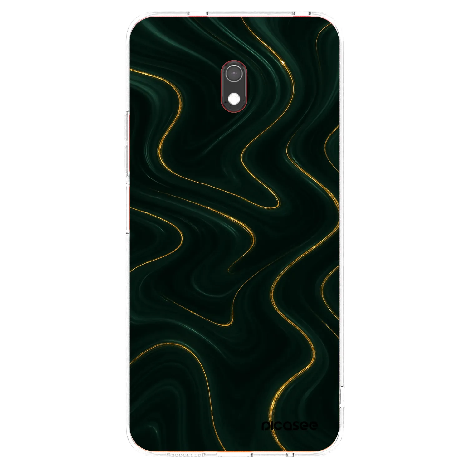 Picasee Xiaomi Redmi 8A Hülle - Transparentes Silikon - Vawes