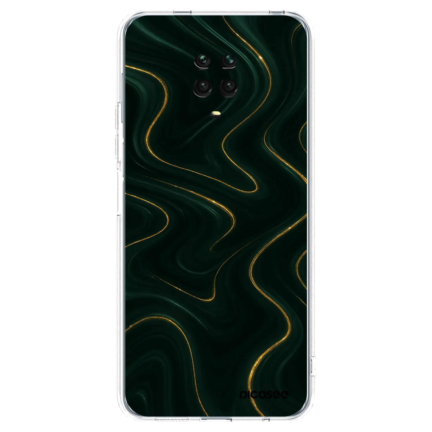Picasee Xiaomi Redmi Note 9 Pro Hülle - Transparentes Silikon - Vawes