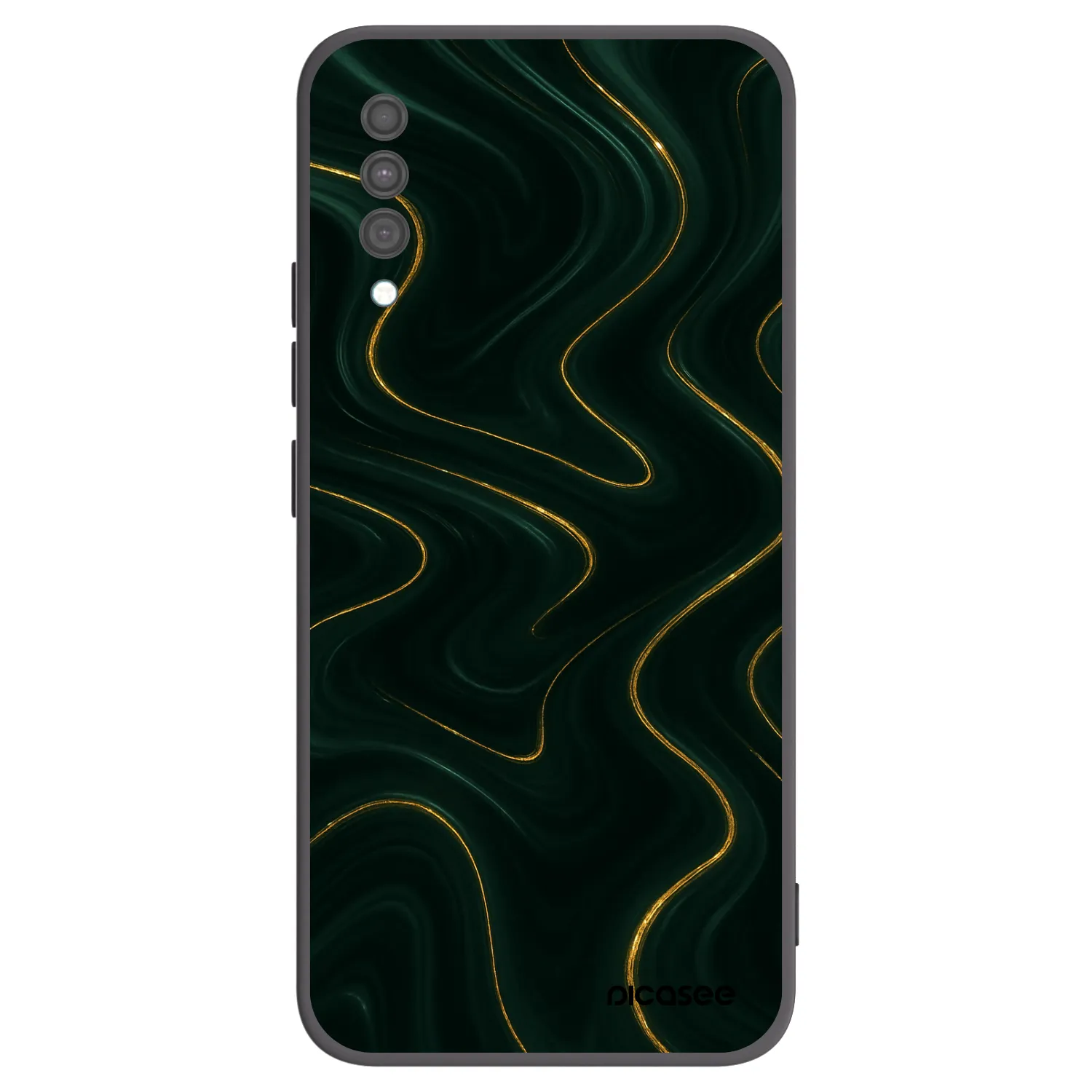 Picasee Samsung Galaxy A30s A307F Hülle - Schwarzes Silikon - Vawes