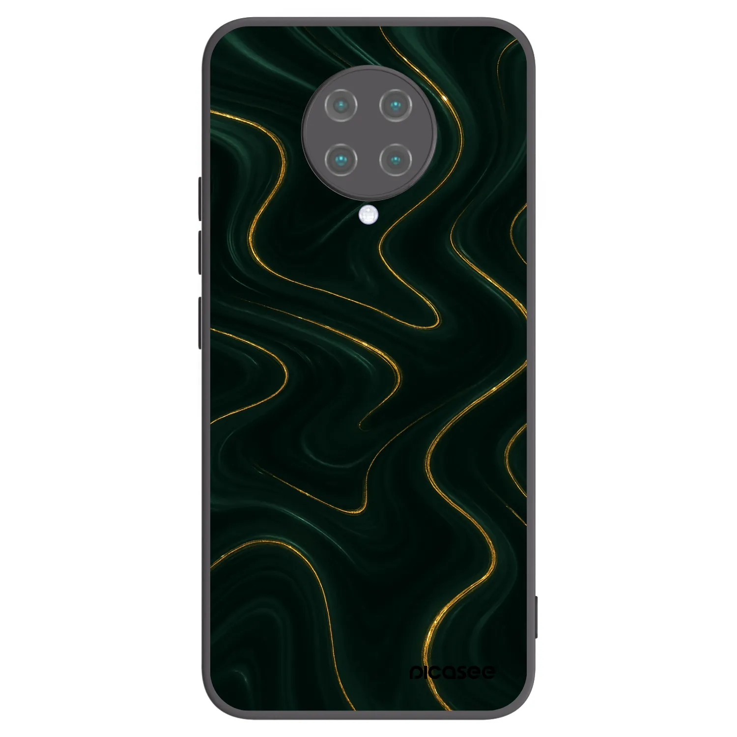 Picasee Xiaomi Poco F2 Pro Hülle - Schwarzes Silikon - Vawes