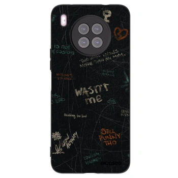 Picasee Huawei Nova 8i Hülle - Schwarzes Silikon - CONFESSION