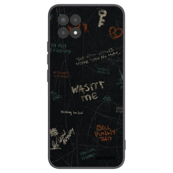 Picasee Realme 8i Hülle - Schwarzes Silikon - CONFESSION