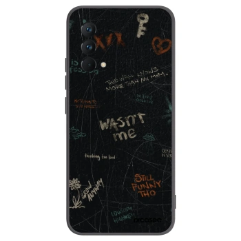 Picasee Realme GT Master Edition 5G Hülle - Schwarzes Silikon - CONFESSION