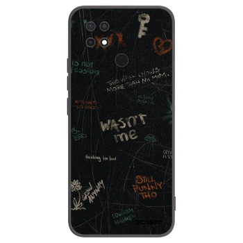 Picasee Xiaomi Redmi 10C Hülle - Schwarzes Silikon - CONFESSION