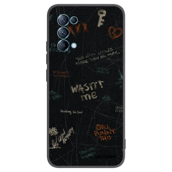 Picasee OPPO Reno 5 5G Hülle - Schwarzes Silikon - CONFESSION