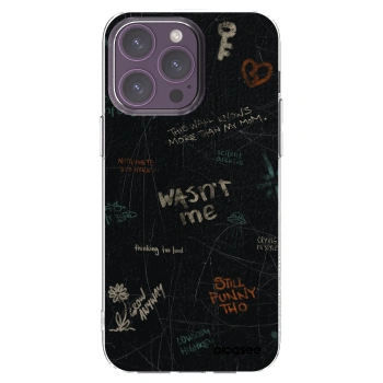 Picasee Apple iPhone 14 Pro Max Hülle - Transparentes Silikon - CONFESSION