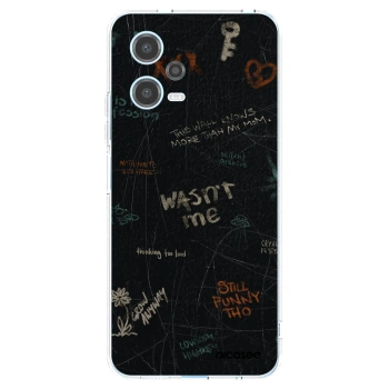 Picasee Xiaomi Redmi Note 12 5G Hülle - Transparentes Silikon - CONFESSION