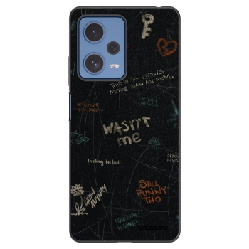 Picasee Xiaomi Redmi Note 12 Pro 5G Hülle - Schwarzes Silikon - CONFESSION