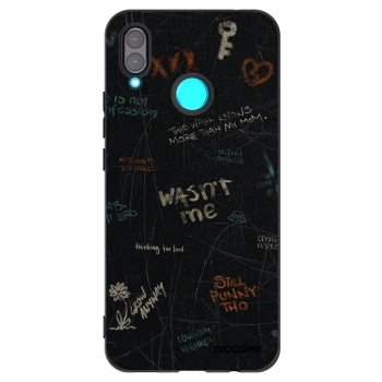 Picasee Huawei Nova 3 Hülle - Schwarzes Silikon - CONFESSION