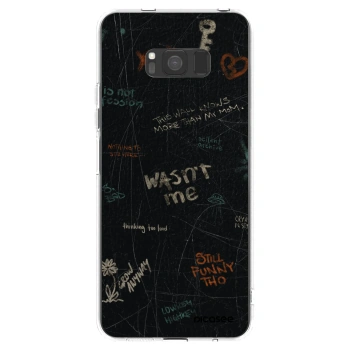 Picasee Samsung Galaxy S8 G950F Hülle - Transparentes Silikon - CONFESSION