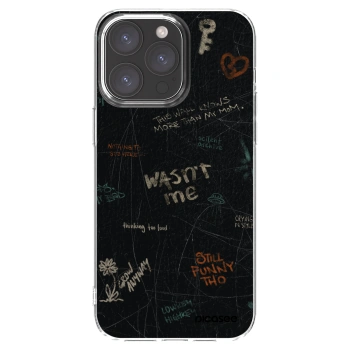 Picasee Apple iPhone 15 Pro Max Hülle - Transparentes Silikon - CONFESSION