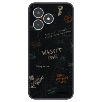 Picasee Realme C53 Hülle - Schwarzes Silikon - CONFESSION