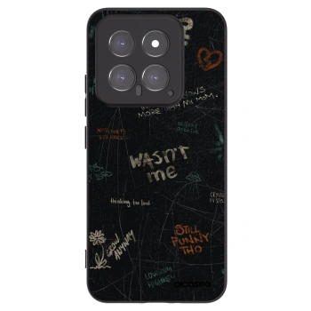 Picasee Xiaomi 14 Hülle - Schwarzes Silikon - CONFESSION