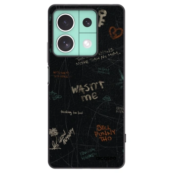 Picasee Xiaomi Redmi Note 13 5G Hülle - Schwarzes Silikon - CONFESSION