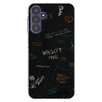 Picasee Samsung Galaxy A15 A155F 4G Hülle - Transparentes Silikon - CONFESSION