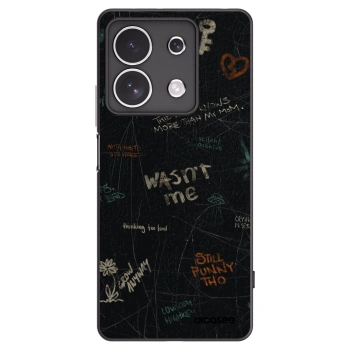Picasee Xiaomi Redmi Note 13 4G Hülle - Schwarzes Silikon - CONFESSION