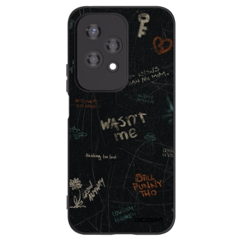 Picasee Honor 200 Lite Hülle - Schwarzes Silikon - CONFESSION