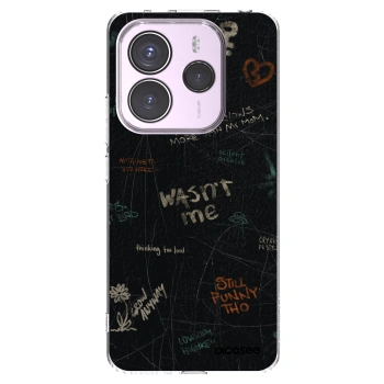 Picasee Xiaomi Redmi Note 14 5G Hülle - Transparentes Silikon - CONFESSION