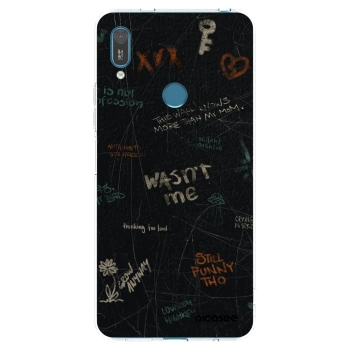 Picasee Huawei Y7 2019 Hülle - Transparentes Silikon - CONFESSION