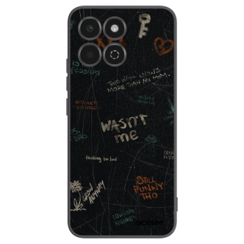 Picasee Honor 200 Smart 5G Hülle - Schwarzes Silikon - CONFESSION