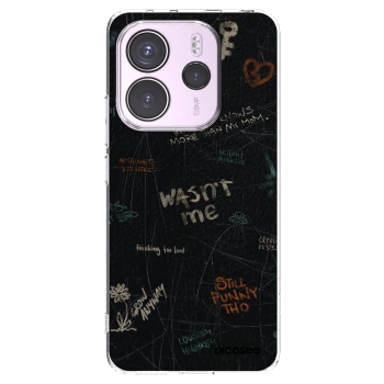 Picasee Xiaomi Redmi Note 14 4G Hülle - Transparentes Silikon - CONFESSION