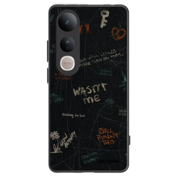 Picasee Vivo V50 Lite 5G Hülle - Schwarzes Silikon - CONFESSION