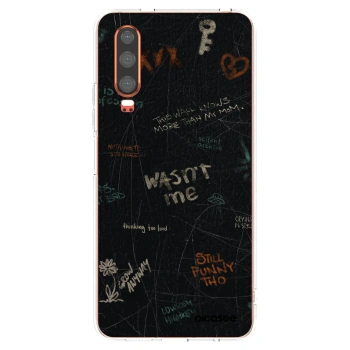 Picasee Huawei P30 Hülle - Transparentes Silikon - CONFESSION