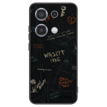 Picasee Xiaomi Redmi Note 14S Hülle - Schwarzes Silikon - CONFESSION