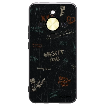 Picasee Honor Magic8 Lite 5G Hülle - Schwarzes Silikon - CONFESSION