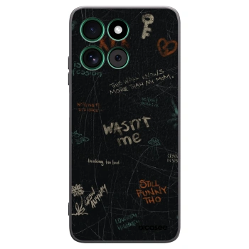 Picasee Motorola Moto G57 Power Hülle - Schwarzes Silikon - CONFESSION