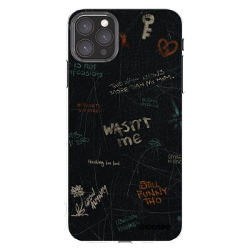 Picasee Apple iPhone 11 Pro Max Hülle - Transparentes Silikon - CONFESSION