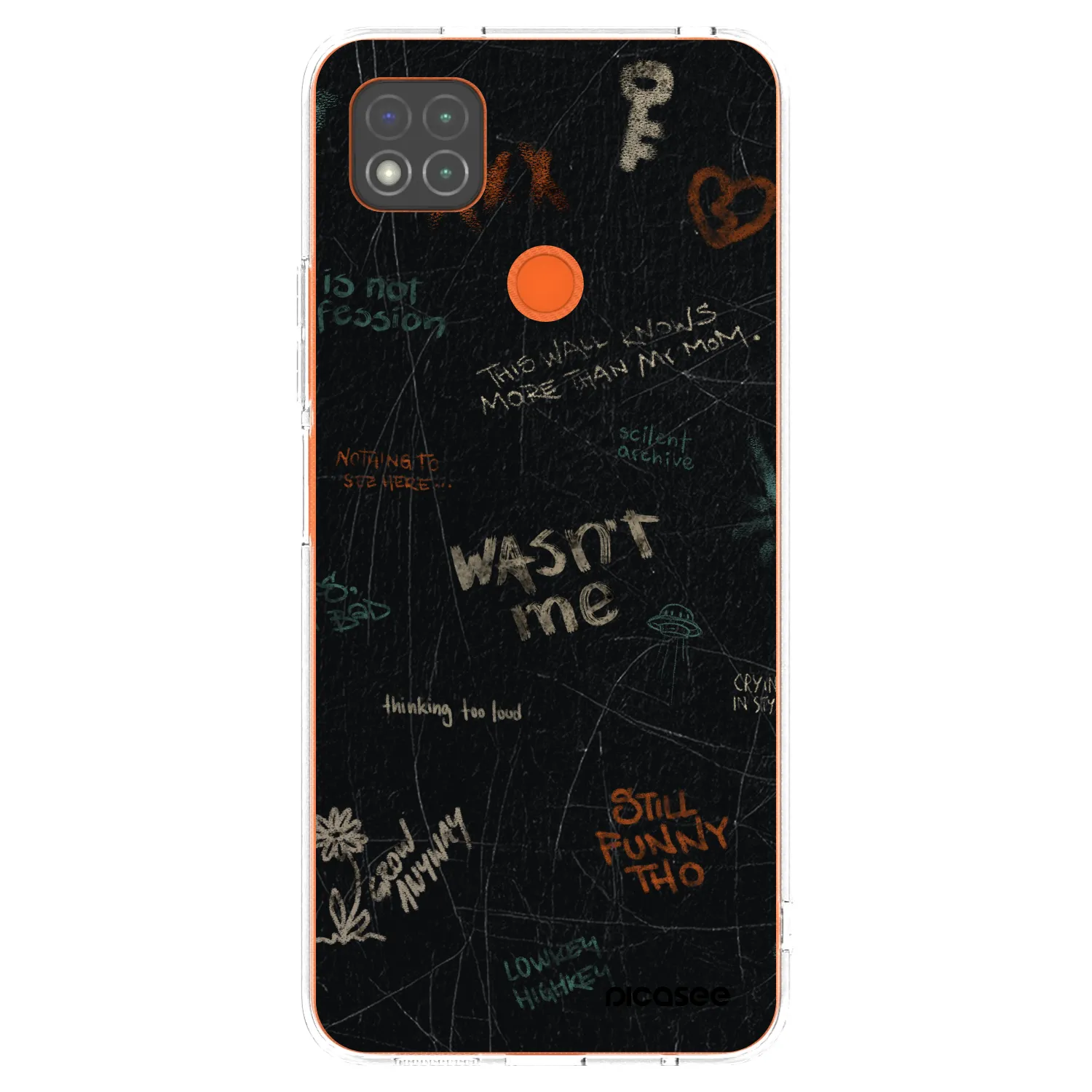 Picasee Xiaomi Redmi 9C Hülle - Transparentes Silikon - CONFESSION