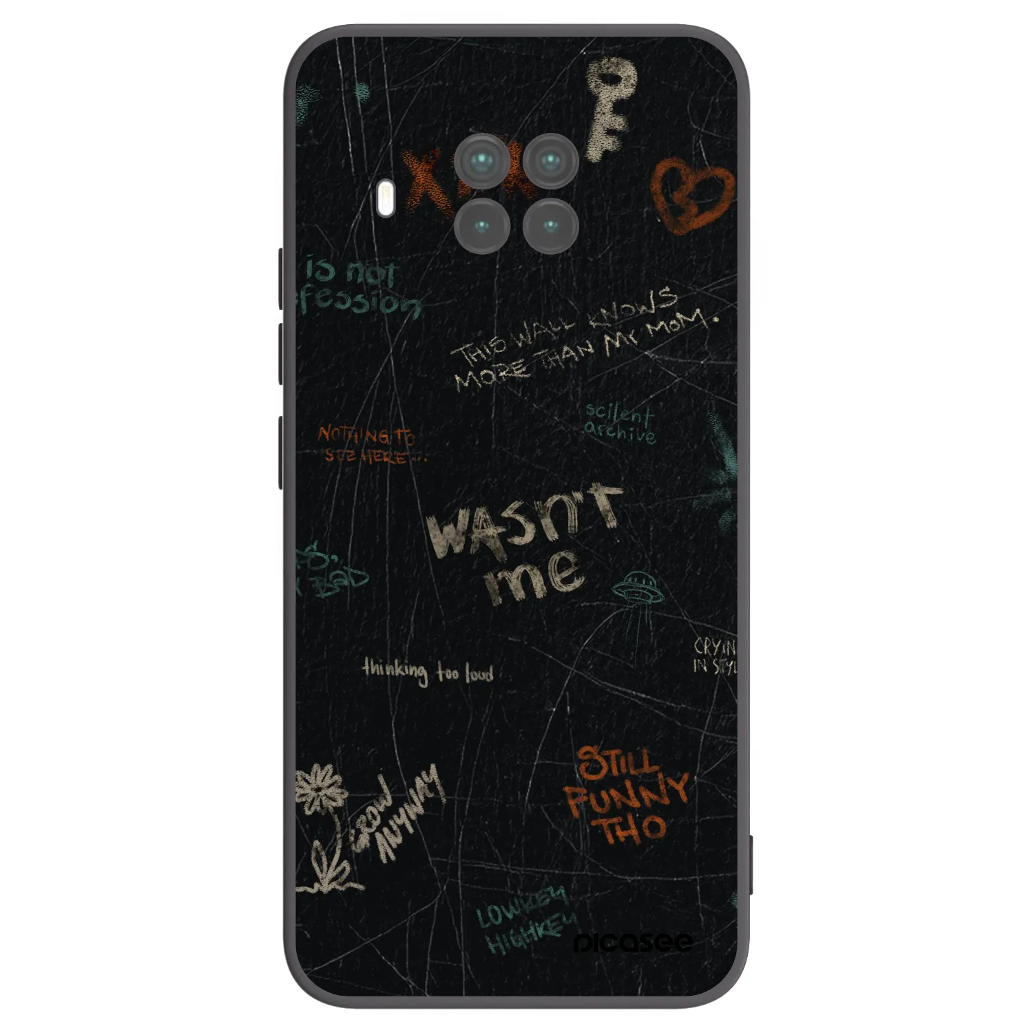 Picasee Xiaomi Mi 10T Lite Hülle - Schwarzes Silikon - CONFESSION