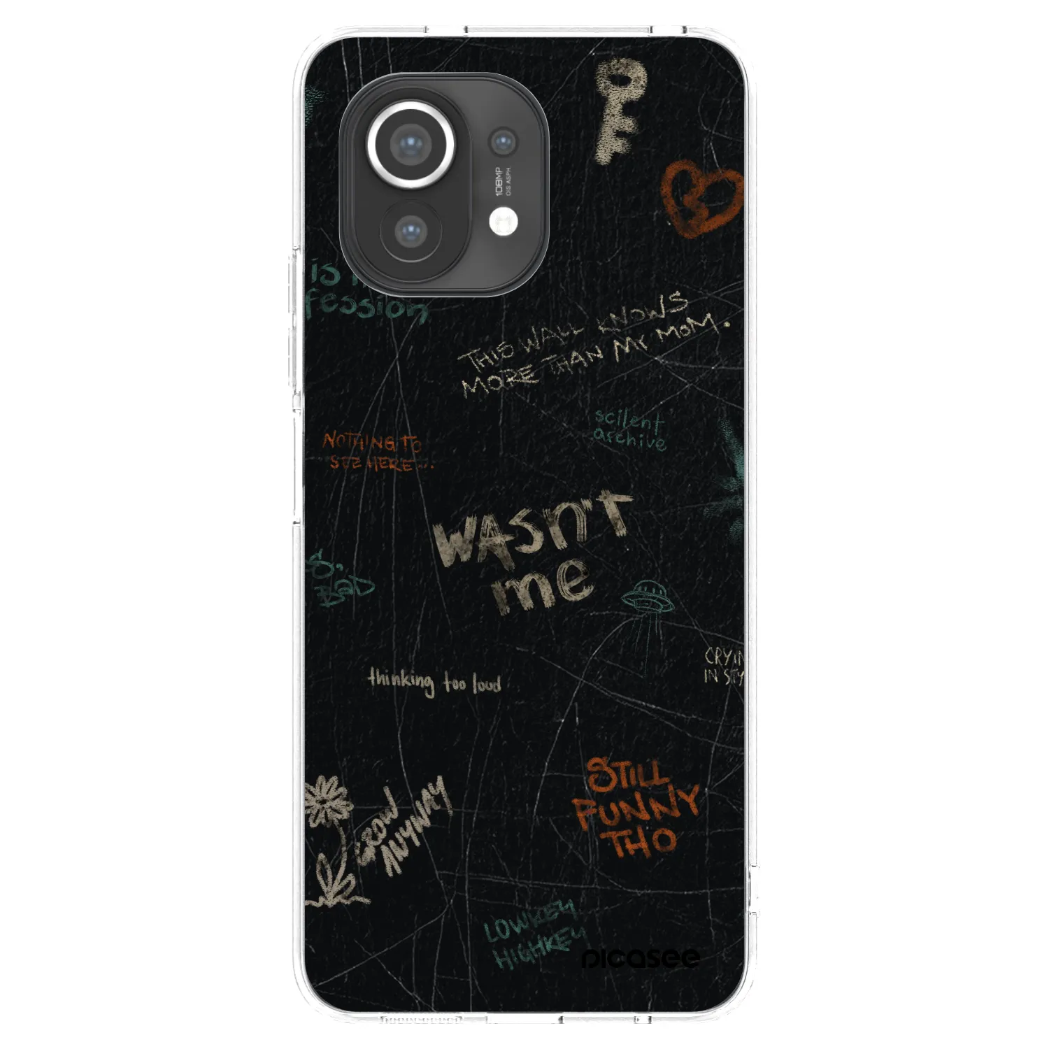 Picasee Xiaomi Mi 11 Hülle - Transparentes Silikon - CONFESSION