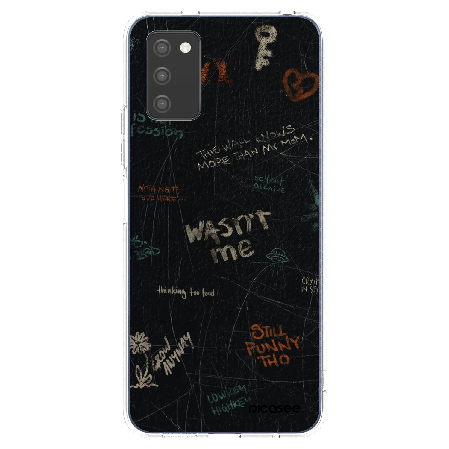 Picasee Samsung Galaxy A02s A025G Hülle - Transparentes Silikon - CONFESSION