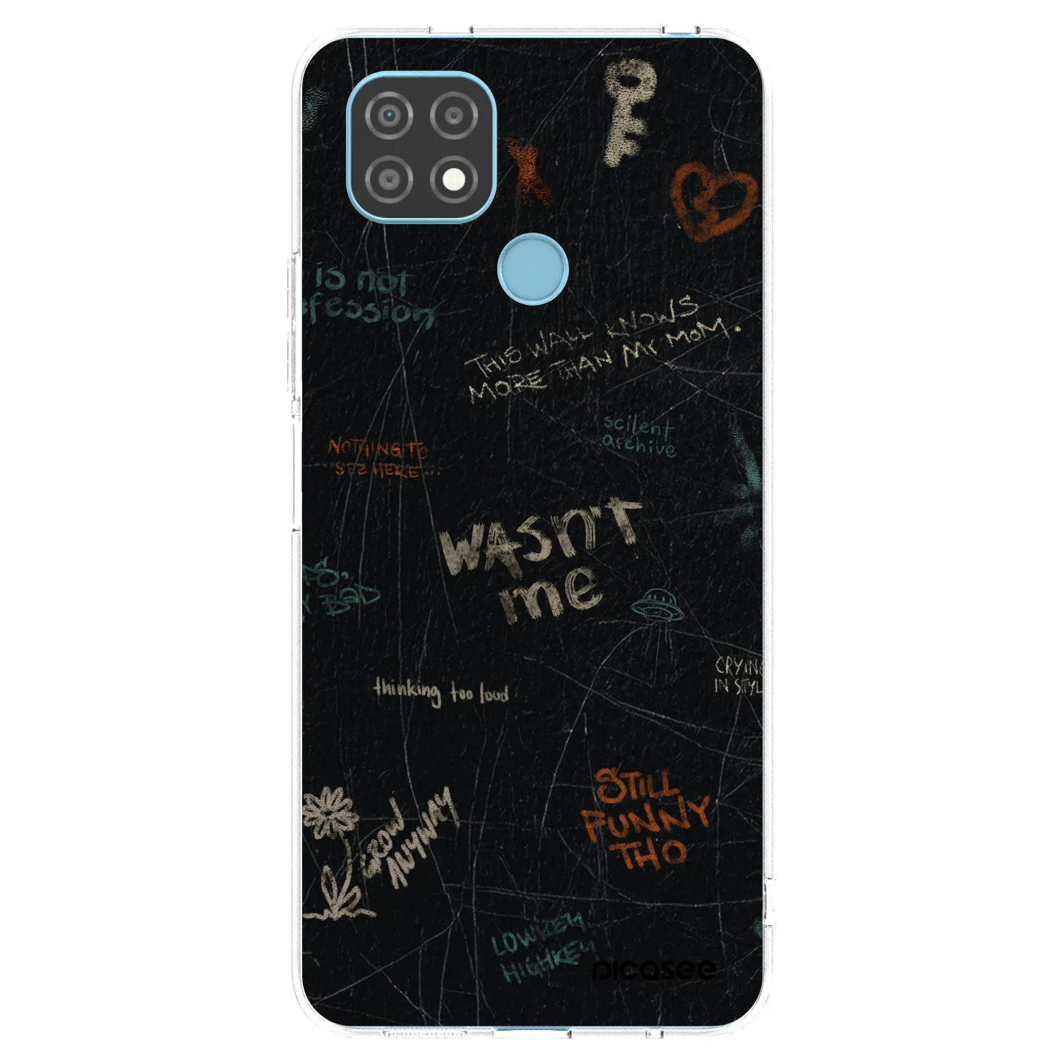 Picasee Realme C21 Hülle - Transparentes Silikon - CONFESSION