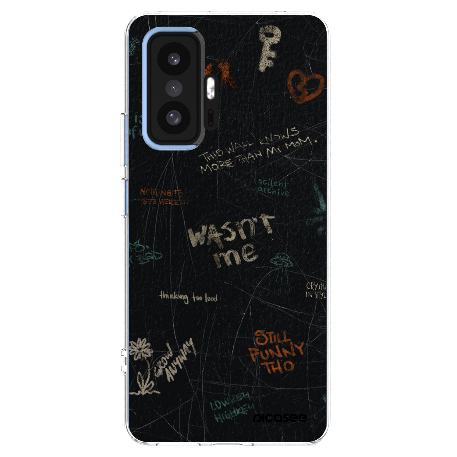 Picasee Xiaomi 11T Pro Hülle - Transparentes Silikon - CONFESSION