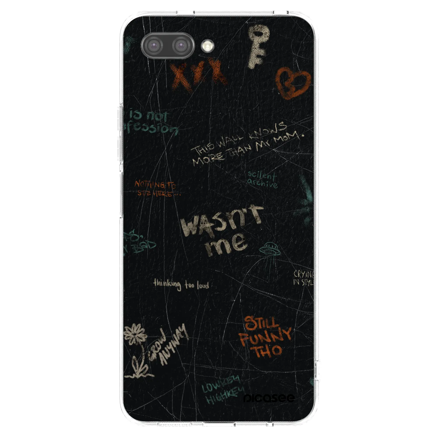 Picasee Honor 10 Hülle - Transparentes Silikon - CONFESSION